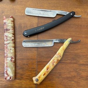 Vintage straight edge razors
